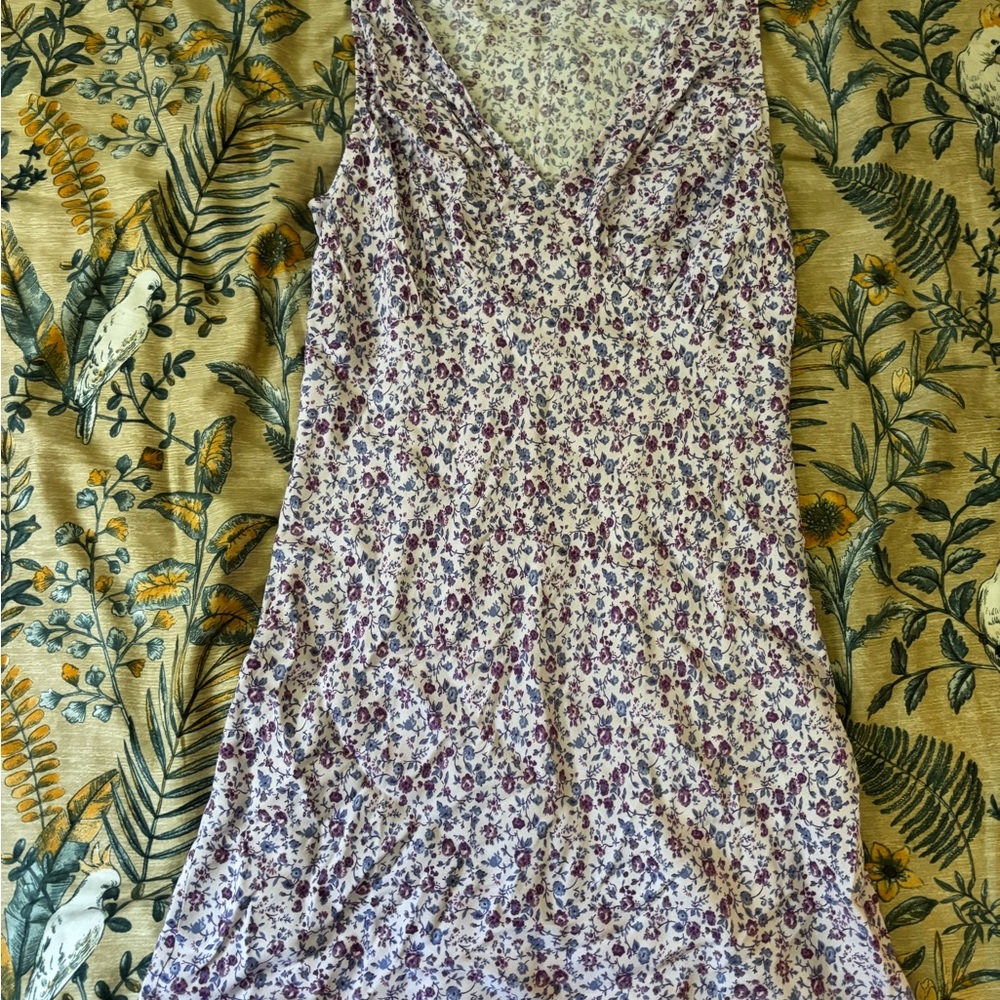 REFORMATION - Calix dress, purple floral. Size XL.